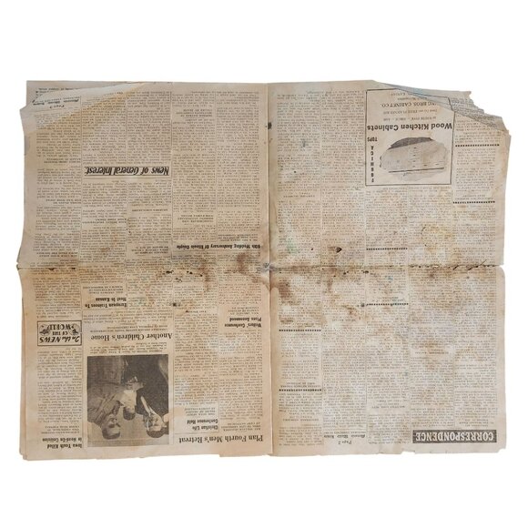 Vintage February 1955 Mennonite Weekly Review Newspaper Newton Kansas Religious - Picture 10 of 10